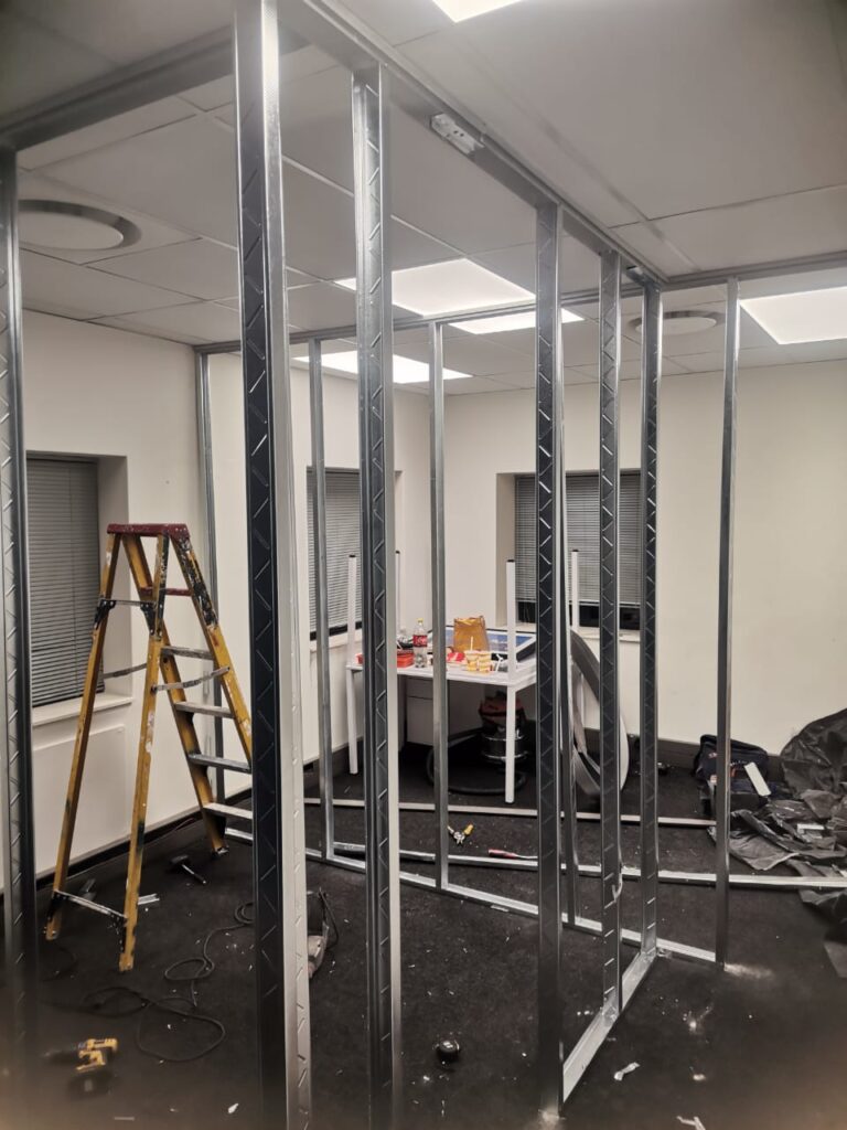 shopping centre drywall